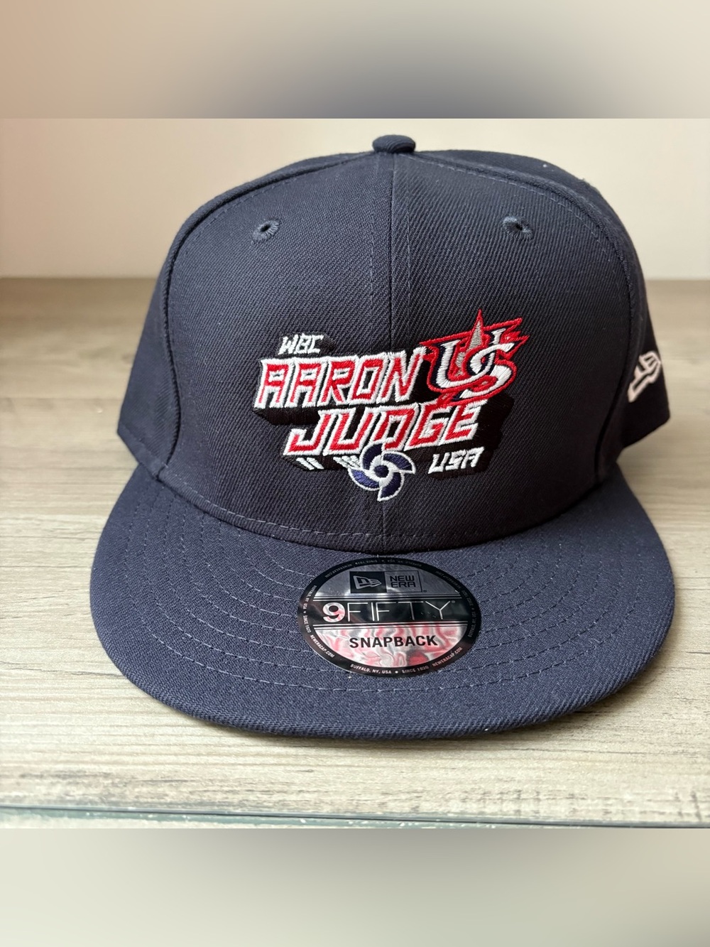 RARE New Era 9Fifty WBC Baseball Team USA Aaron Judge SnapBack Hat Adjustable